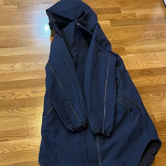 Free People Moon Magic Reflective Rain Parka Size Small NWT - Picture 16 of 17